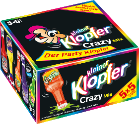Kleiner Klopfer Crazy Mix 15-16% 25x2cl Kleiner Klopfer Crazy Mix 15-16% 25x2cl