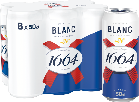 Kronenbourg 1664 Blanc Dose 6-Pack 50cl