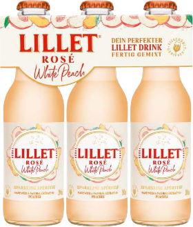 Lillet Rosé White Peach RTD 5% EW 3-Pack 20cl Lillet Rosé White Peach RTD 5% EW 3-Pack 20cl