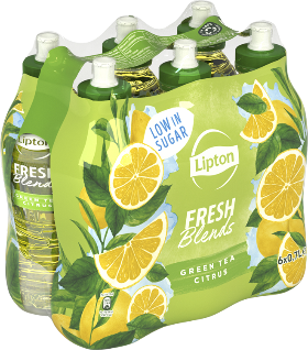 Lipton Fresh Blends Green Tea Citrus Pet Sportc.6-Pack 70cl Lipton Fresh Blends Green Tea Citrus Pet Sportc.6-Pack 70cl