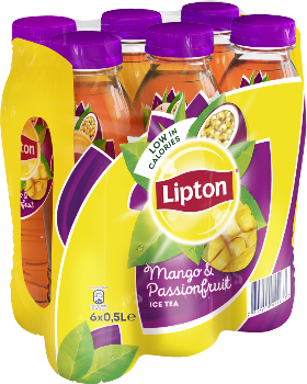 Lipton Ice Tea Mango+Passionfruit Pet 6-Pack 50cl Lipton Ice Tea Mango+Passionfruit Pet 6-Pack 50cl