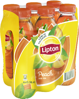 Lipton Ice Tea Peach Pet 6-Pack 50cl Lipton Ice Tea Peach Pet 6-Pack 50cl