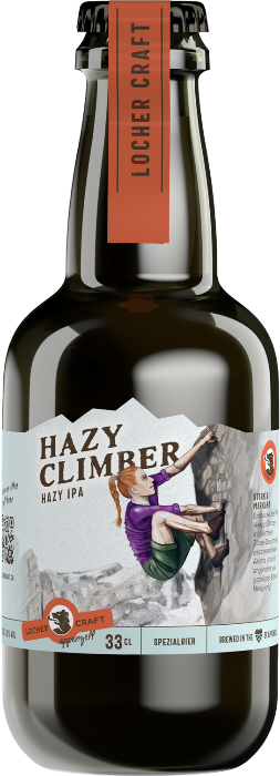 Locher Craft Hazy Climber IPA Spezialbier MW Harass 10x33cl Locher Craft Hazy Climber IPA Spezialbier MW Harass 10x33cl