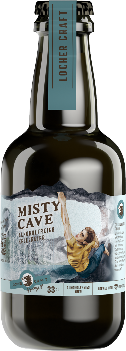 Locher Craft Misty Cave Kellerbier Alk.frei MW Har.10x33cl Locher Craft Misty Cave Kellerbier Alk.frei MW Har.10x33cl