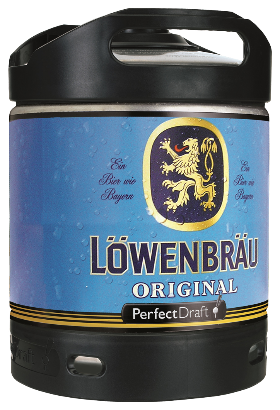 Löwenbräu Fass für Zapfanlage PerfectDraft 6Lit. Löwenbräu Fass für Zapfanlage PerfectDraft 6Lit.