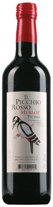Merlot del Ticino Il Picchio Rosso 15x50cl