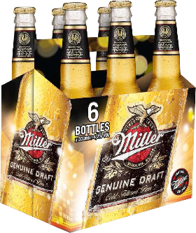 Miller Genuine Draft EW 6-Pack 33cl Miller Genuine Draft EW 6-Pack 33cl