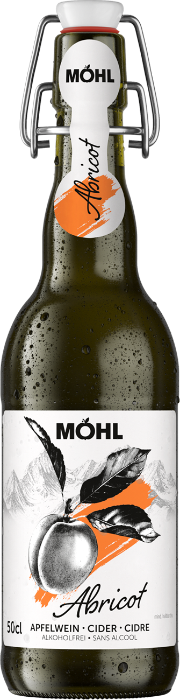 Möhl Abricot Apfelwein Alk'frei Bügel Har. 15x50cl