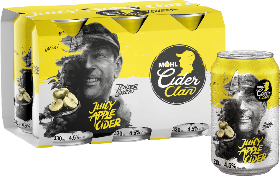 Möhl Cider Clan Juicy Apple 4.5% Dose 6-Pack 33cl Möhl Cider Clan Juicy Apple 4.5% Dose 6-Pack 33cl