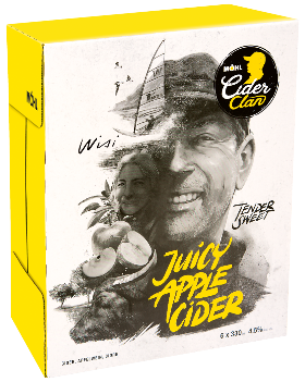 Möhl Cider Clan Juicy Apple 4.5% EW 6-Pack 33cl Möhl Cider Clan Juicy Apple 4.5% EW 6-Pack 33cl