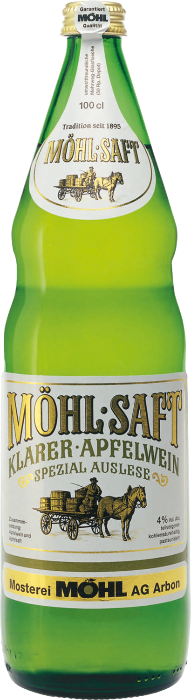 Möhl Saft klarer Apfelwein 4% MW Harass 12x100cl Möhl Saft klarer Apfelwein 4% MW Harass 12x100cl