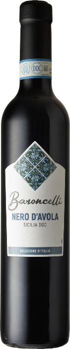 Nero d'Avola Sicilia Baroncelli sel.d'Italia 50cl Nero d'Avola Sicilia Baroncelli sel.d'Italia 50cl