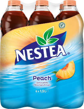 Nestea BlackTea Peach Pet 6-Pack 150cl