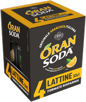 OranSoda l'aranciata Dose 4-Pack 33cl