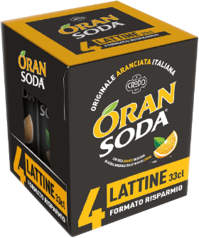 OranSoda l'aranciata Dose 4-Pack 33cl OranSoda l'aranciata Dose 4-Pack 33cl