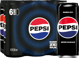 Pepsi Zero Dose 6-Pack 33cl Pepsi Zero Dose 6-Pack 33cl