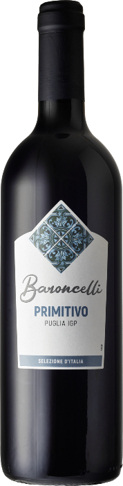 Primitivo Puglia Baroncelli sel.d'Italia 75cl Primitivo Puglia Baroncelli sel.d'Italia 75cl