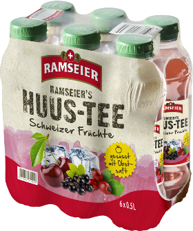 Ramseier Huus-Tee Schweizer Früchte Pet 6-Pack 50cl