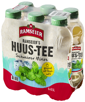 Ramseier Huus-Tee Schweizer Minze Pet 6-Pack 50cl