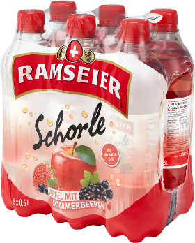 Ramseier Schorle Apfel-Sommerbeeren Pet 6-Pack 50cl Ramseier Schorle Apfel-Sommerbeeren Pet 6-Pack 50cl
