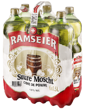 Ramseier Suure Moscht klar 4% Pet 6-Pack 150cl Ramseier Suure Moscht klar 4% Pet 6-Pack 150cl