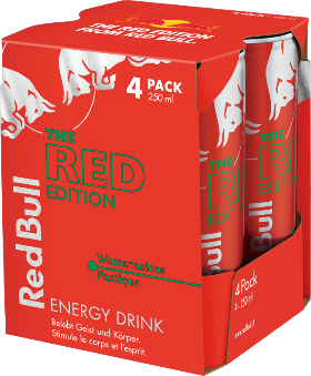 Red Bull The Red Edition Wassermelone Dose 4-Pack 25cl Red Bull The Red Edition Wassermelone Dose 4-Pack 25cl