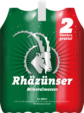 Rhäzünser 6für4 Pet 6-Pack 150cl Rhäzünser 6für4 Pet 6-Pack 150cl