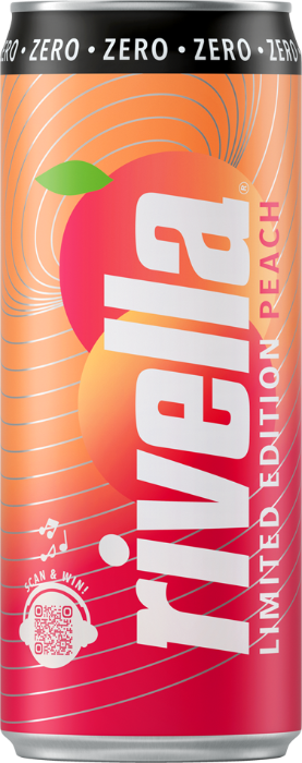 Rivella Peach Zero Ltd Ed. Dose 24x33cl