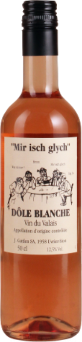 Rosé Dôle Blanche 'Mir isch glych' 15x50cl Rosé Dôle Blanche 'Mir isch glych' 15x50cl