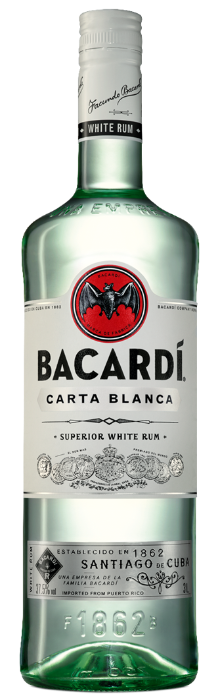 Rum Bacardi Carta Blanca 'White' 37.5% 300cl