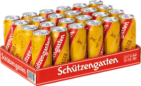 Schützengarten Lager hell Dose 24x50cl Schützengarten Lager hell Dose 24x50cl