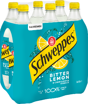 Schweppes Bitter Lemon Pet 6-Pack 100cl Schweppes Bitter Lemon Pet 6-Pack 100cl
