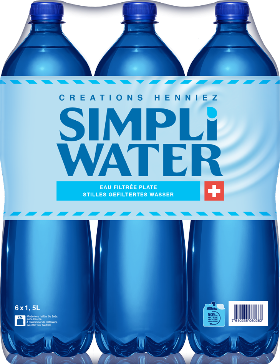 Simpli Water blau Pet 6-Pack 150cl