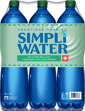 Simpli Water grün Pet 6-Pack 150cl