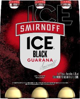 Smirnoff Ice Black Guarana 4.7% EW 6-Pack 27.5cl