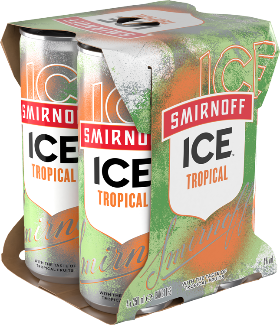Smirnoff Ice Tropical 4% Dose 4-Pack 25cl Smirnoff Ice Tropical 4% Dose 4-Pack 25cl