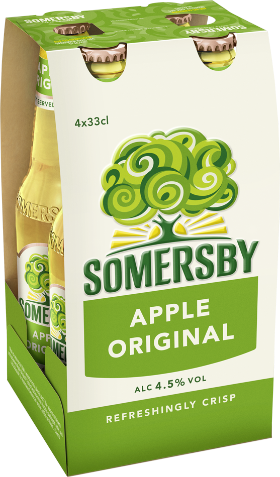 Somersby Apple Original 4.5% EW 4-Pack 33cl Somersby Apple Original 4.5% EW 4-Pack 33cl