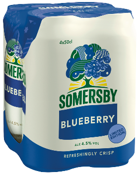 Somersby Blueberry 4.5% Dose 4-Pack 50cl