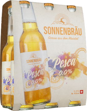 Sonnenbräu Pesca 0.0 EW 6-Pack 4x6x27.5cl Sonnenbräu Pesca 0.0 EW 6-Pack 4x6x27.5cl
