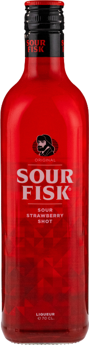 Sour Fisk Strawberry Shot 15% 70cl Sour Fisk Strawberry Shot 15% 70cl