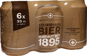 Stammhaus Bier naturtrüb Dose 6-Pack 33cl
