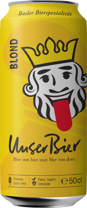 Unser Bier Blond Dose 6-Pack 50cl