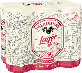 Valaisanne Lager Dose 6-Pack 50cl Valaisanne Lager Dose 6-Pack 50cl
