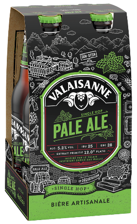 Valaisanne Pale Ale EW 4-Pack 33cl Valaisanne Pale Ale EW 4-Pack 33cl