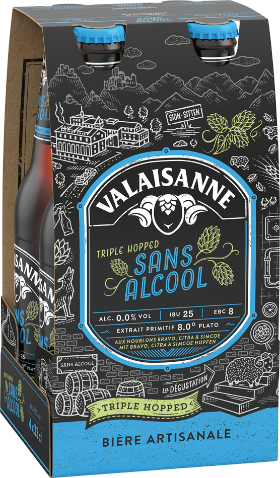 Valaisanne Triple Alkoholfrei EW 4-Pack 33cl Valaisanne Triple Alkoholfrei EW 4-Pack 33cl