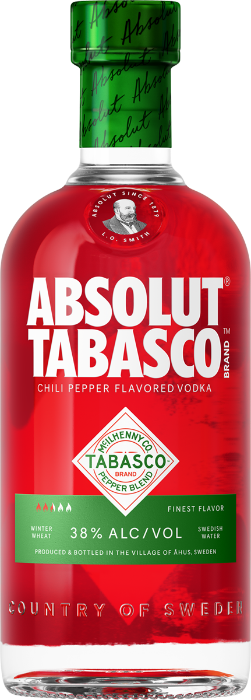 Vodka Absolut Tabasco 38% 70cl