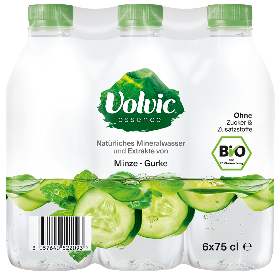 Volvic Essence Minze-Gurke Bio Pet 6-Pack 75cl Volvic Essence Minze-Gurke Bio Pet 6-Pack 75cl