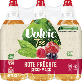 Volvic Thé Rote Früchte Pet Sportcab 6-Pack 75cl Volvic Thé Rote Früchte Pet Sportcab 6-Pack 75cl