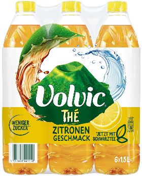 Volvic Thé Zitrone Pet 6-Pack 150cl Volvic Thé Zitrone Pet 6-Pack 150cl