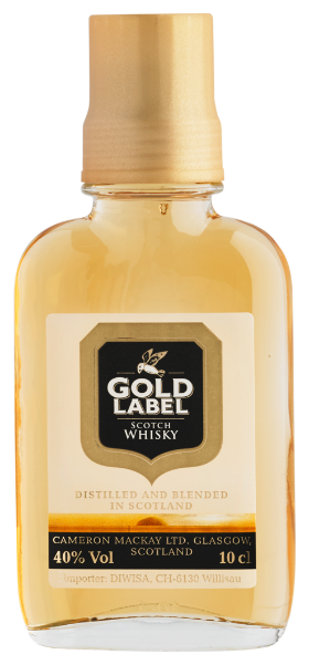 Whisky Gold Label Taschenflacon 40% 12x10cl